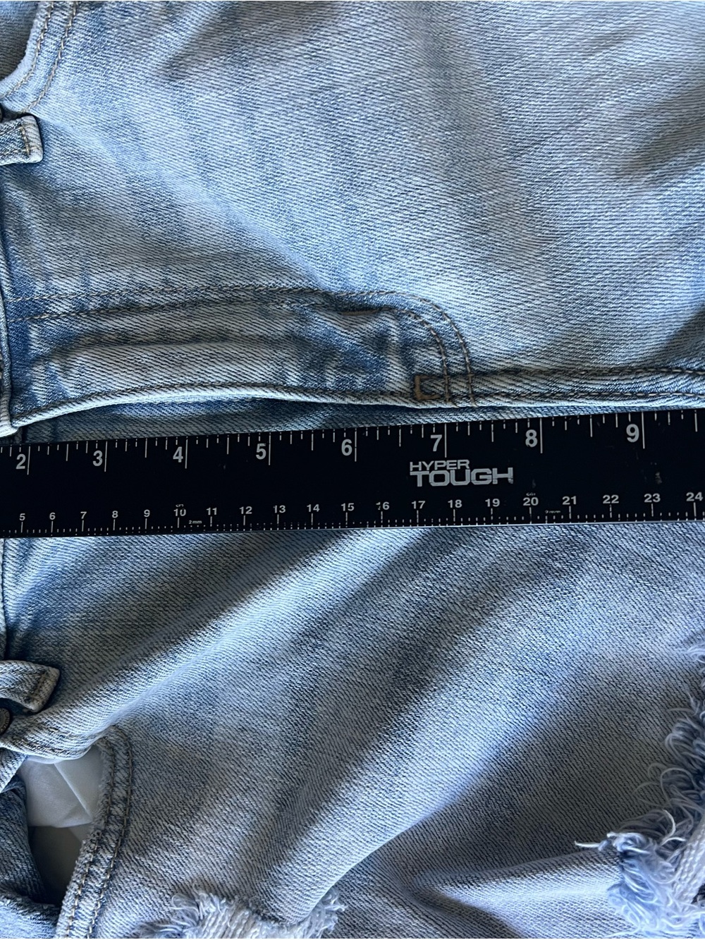 eunina Light Blue Distressed Boyfriend Jeans - Picture 5 of 9